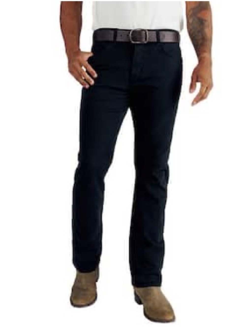 Tecovas Men's Black Straight Stretch Twill Jeans Size 40x30